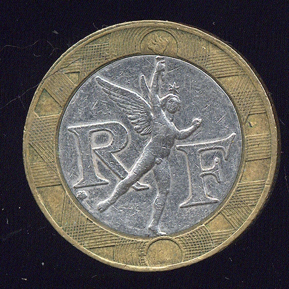 1990年フランス10フラン硬貨 - Etsy 日本