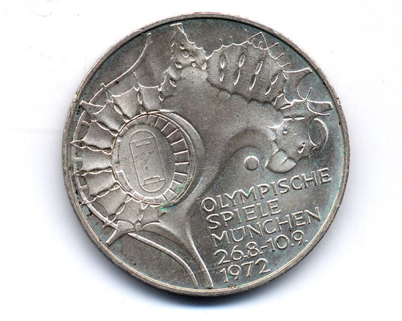 ミュンヘン オリンピック 1972年ドイツ五輪 記念銀貨 10マルク 5枚セット 1972年 ミュンヘンオリンピック 10マルク 銀貨 5種セット（5枚
