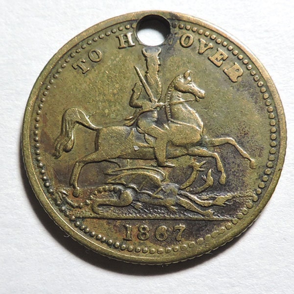 コレクション VICTORIA REGINA NO DATA COIN 1838 Great Britain UK QUEEN VICTORIA REGINA TO HANOVER Token