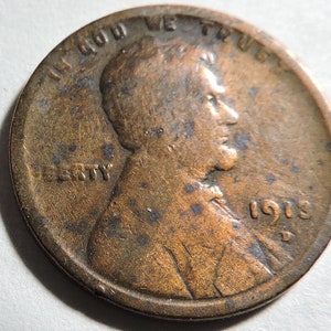 1913-D Lincoln Wheat Cent - VG o mejor