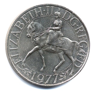 1977 Midland Bank Elizabeth II Silver Jubilee Crown
