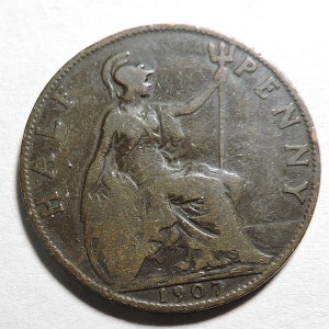 1907 edward vii coin - Etsy 日本