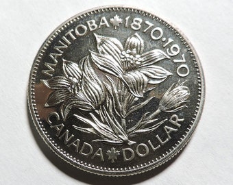 1974年 カナダ ウィニペグ 100周年記念 銀貨 未流通コイン - Etsy 日本