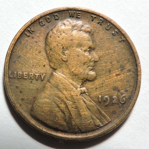 1926 Lincoln USA Wheat Cent - VG or better