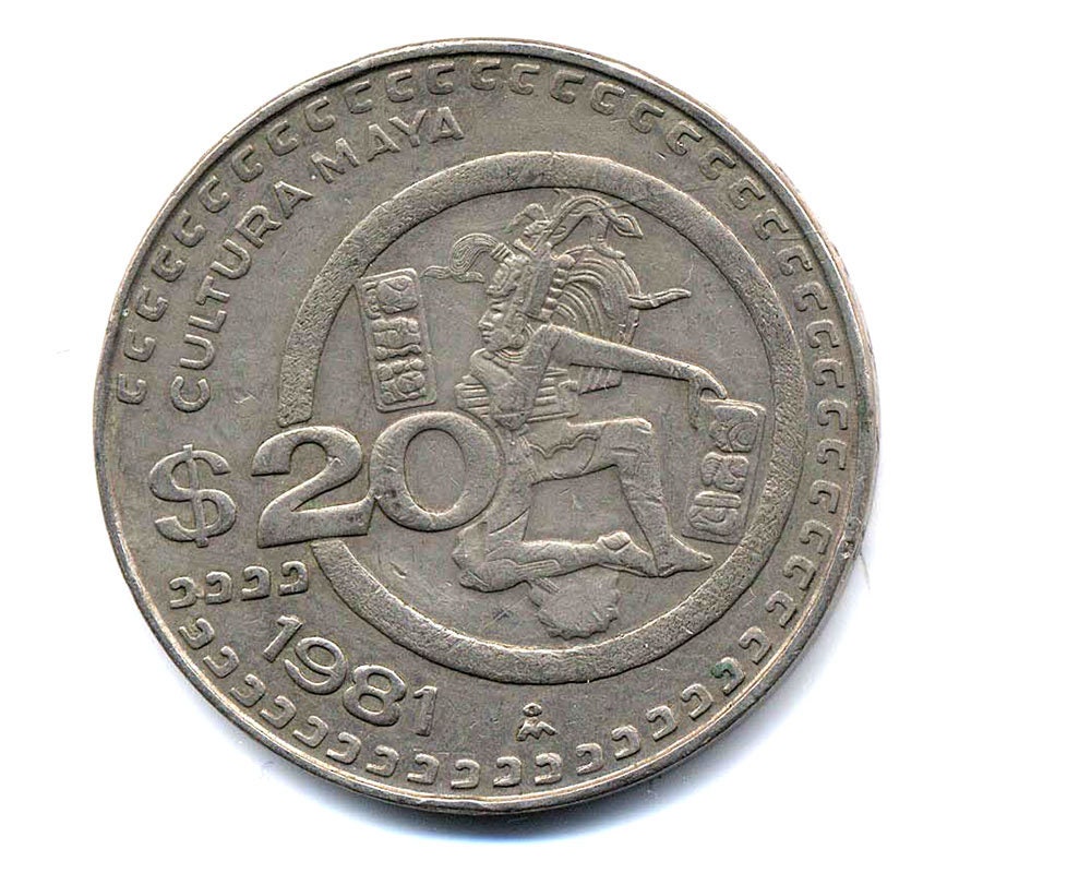 1981 Mexico 20 Pesos Coin - Etsy