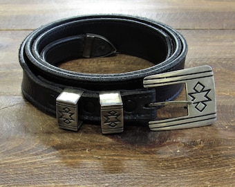 Southwestern Sterling Silver Ranger Set Belt *