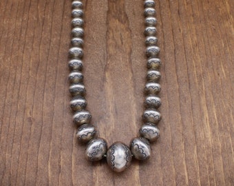 Old Vintage Handmade Sterling Silver Bead 23