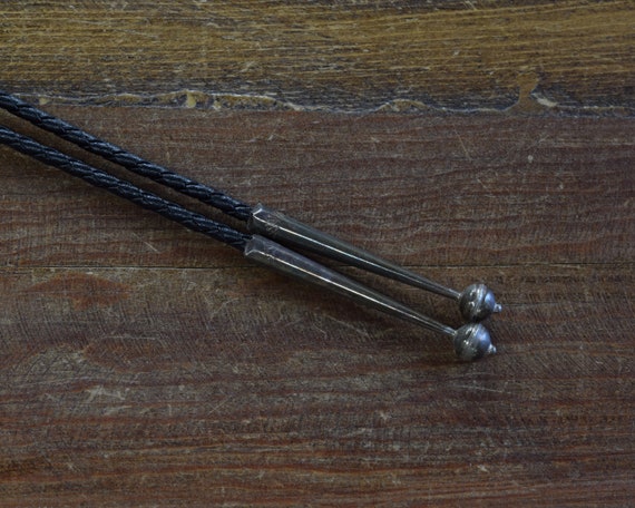 Vintage Multi-Color Inlay Rainbow Kachina Bolo Tie - image 4