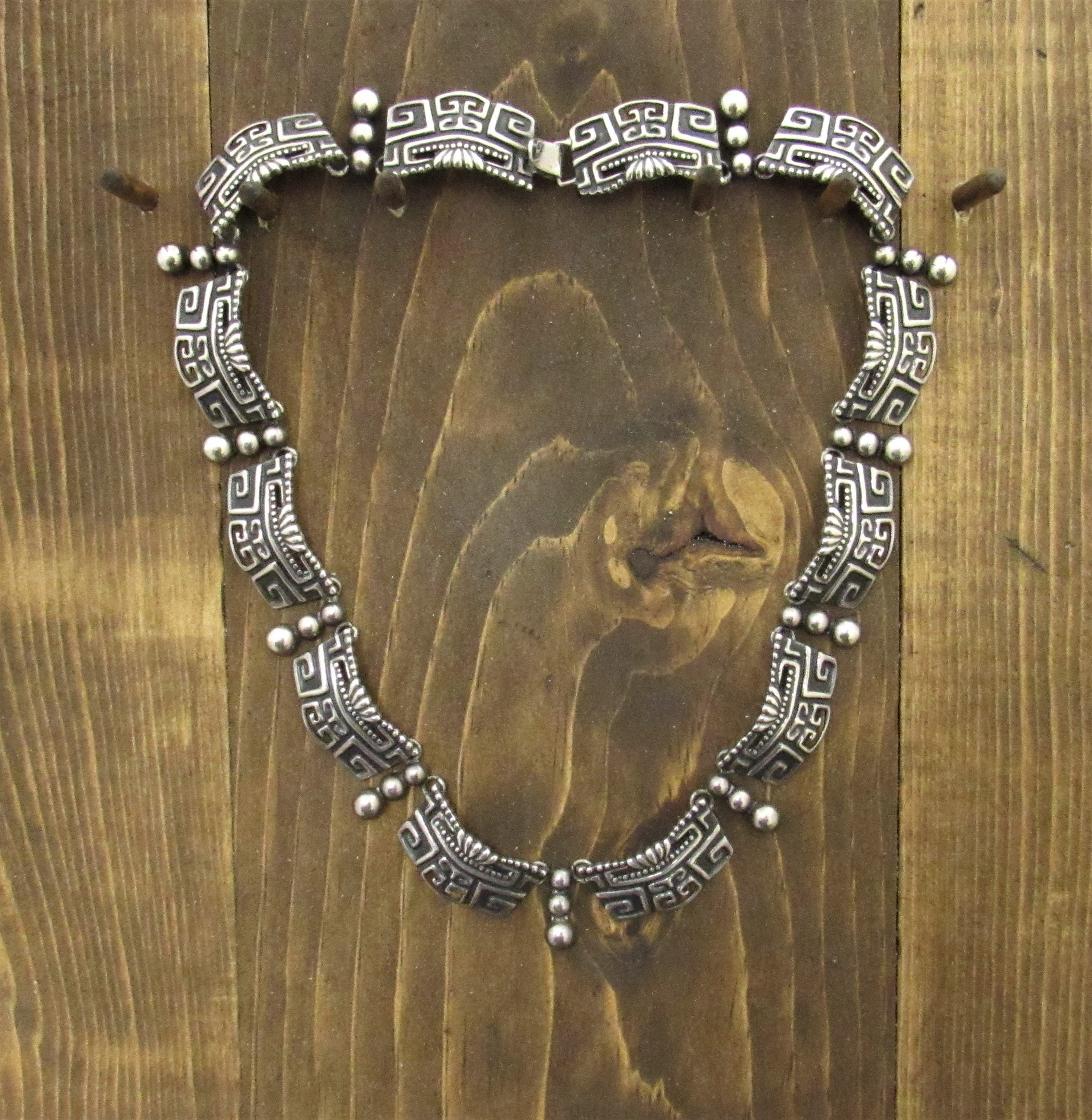 Vintage Mexican Sterling Silver Link Necklace - Etsy 日本 Vintage Mexican Sterling Silver Link Necklace - Etsy 日本