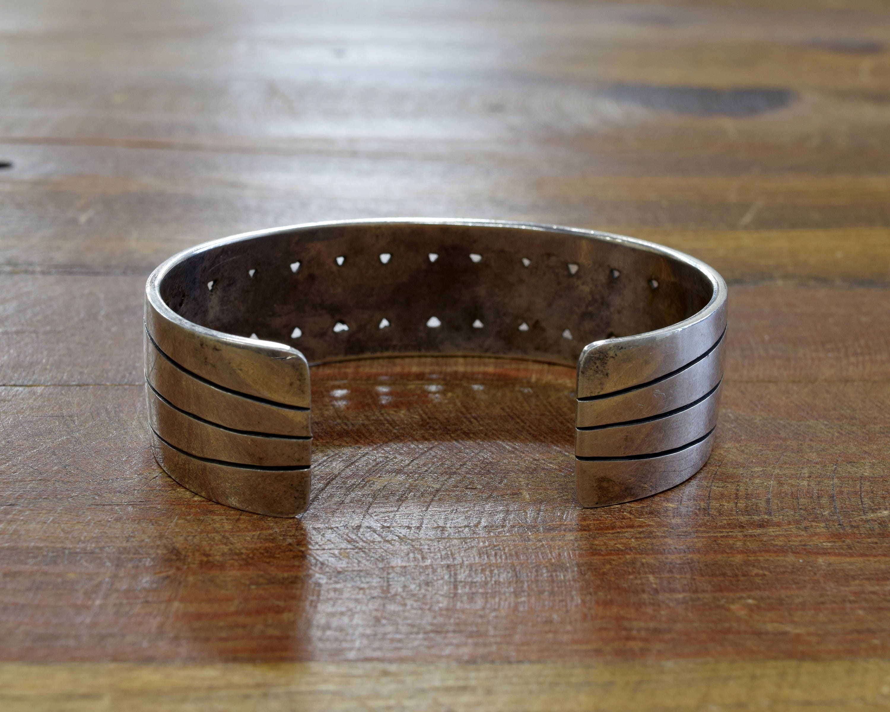 Vintage Sterling Silver Hopi Ferron Joseyesva Cuff Bracelet - Etsy