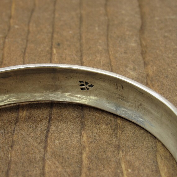 Sterling Silver Bangle Bracelet by Hopi Bernard D… - image 5
