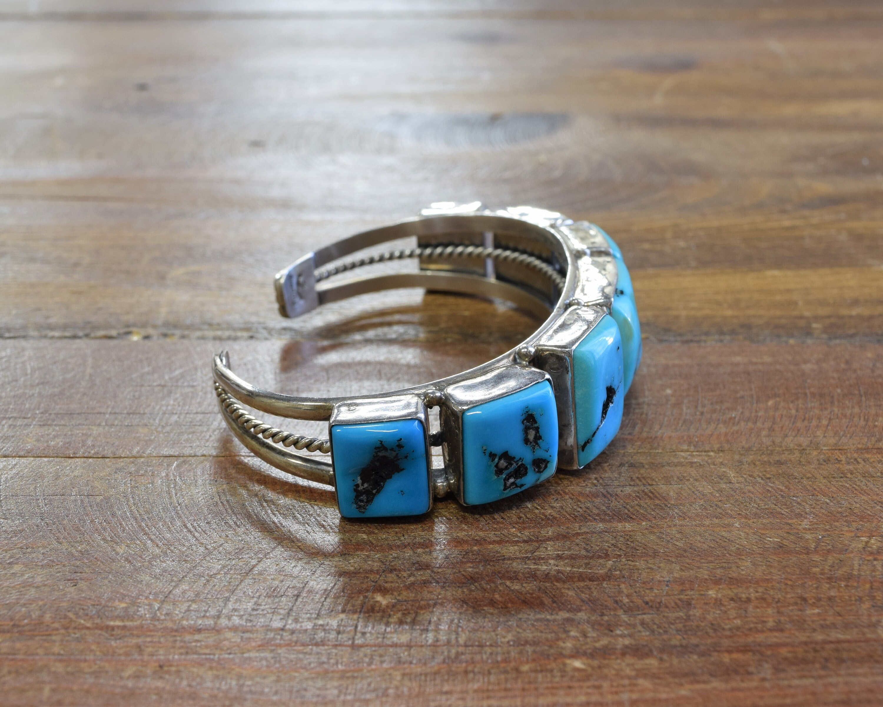 Navajo Sterling Silver and Turquoise Cuff Bracelet * - Etsy