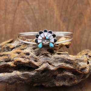 Zuni Sunface Bracelet - Etsy Zuni Sunface Bracelet - Etsy