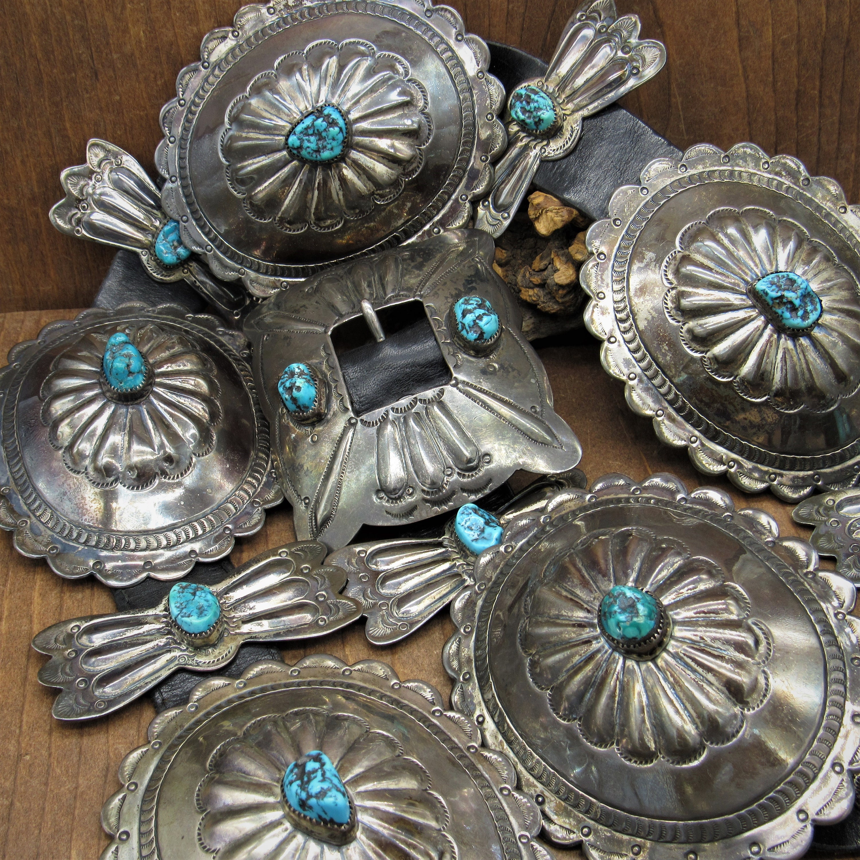 Very Unusual Vintage Navajo 1940's Repoussed Native American Jewelry Silver Buckle Very Unusual Vintage Navajo 1940's Repoussed Native American Jewelry Silver Buckle