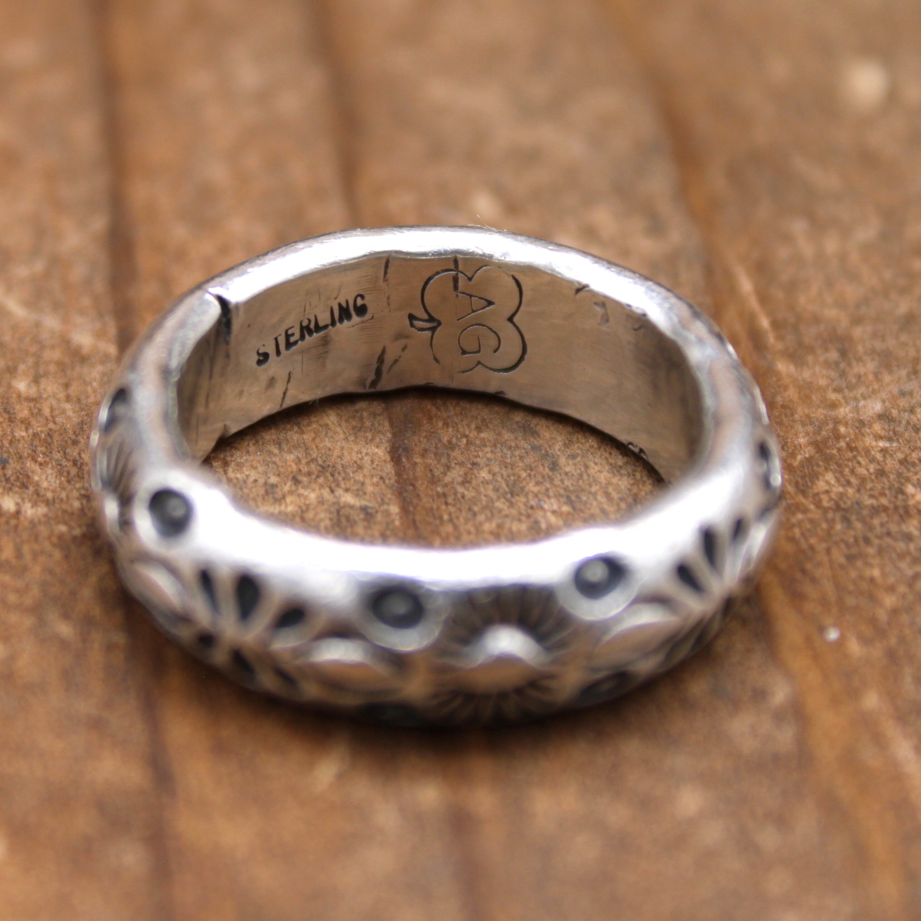 アクセサリー Navajo / silver bangle Arnold Good luck Navajo / AG Arnold Goodluck bangle（Vintage Beautiful Rare