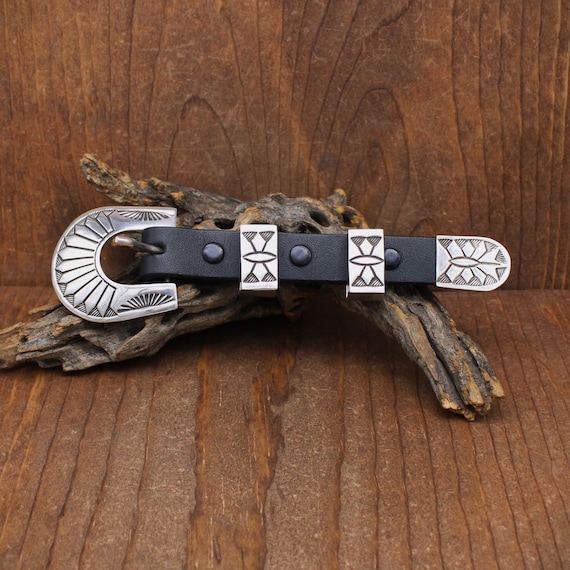 Tremendous Kenny Bill Vintage Native American Navajo Silver Ranger Buckle Set Tremendous Kenny Bill Vintage Native American Navajo Silver Ranger Buckle Set