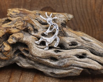 Navajo Sterling Silver Kokopelli Pin/Pendant by Arthur J. Williams*