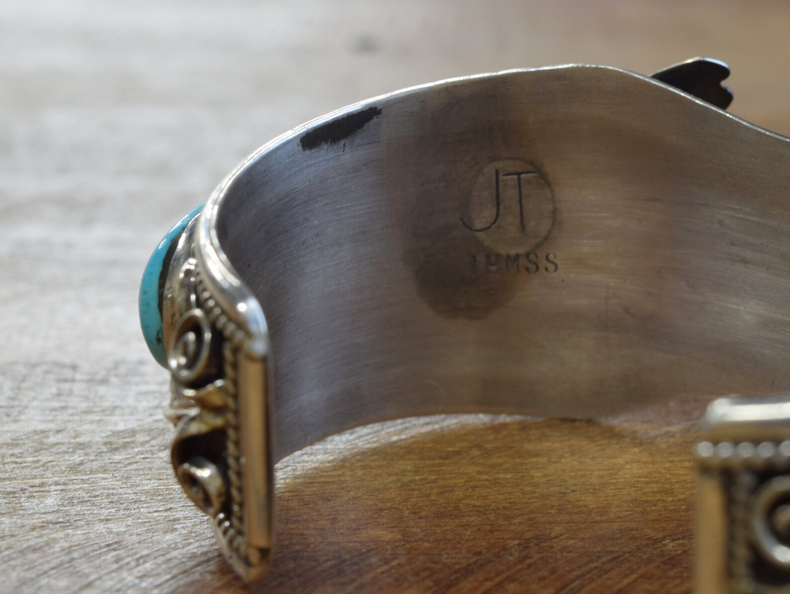 Single Turquoise SS Watch Cuff