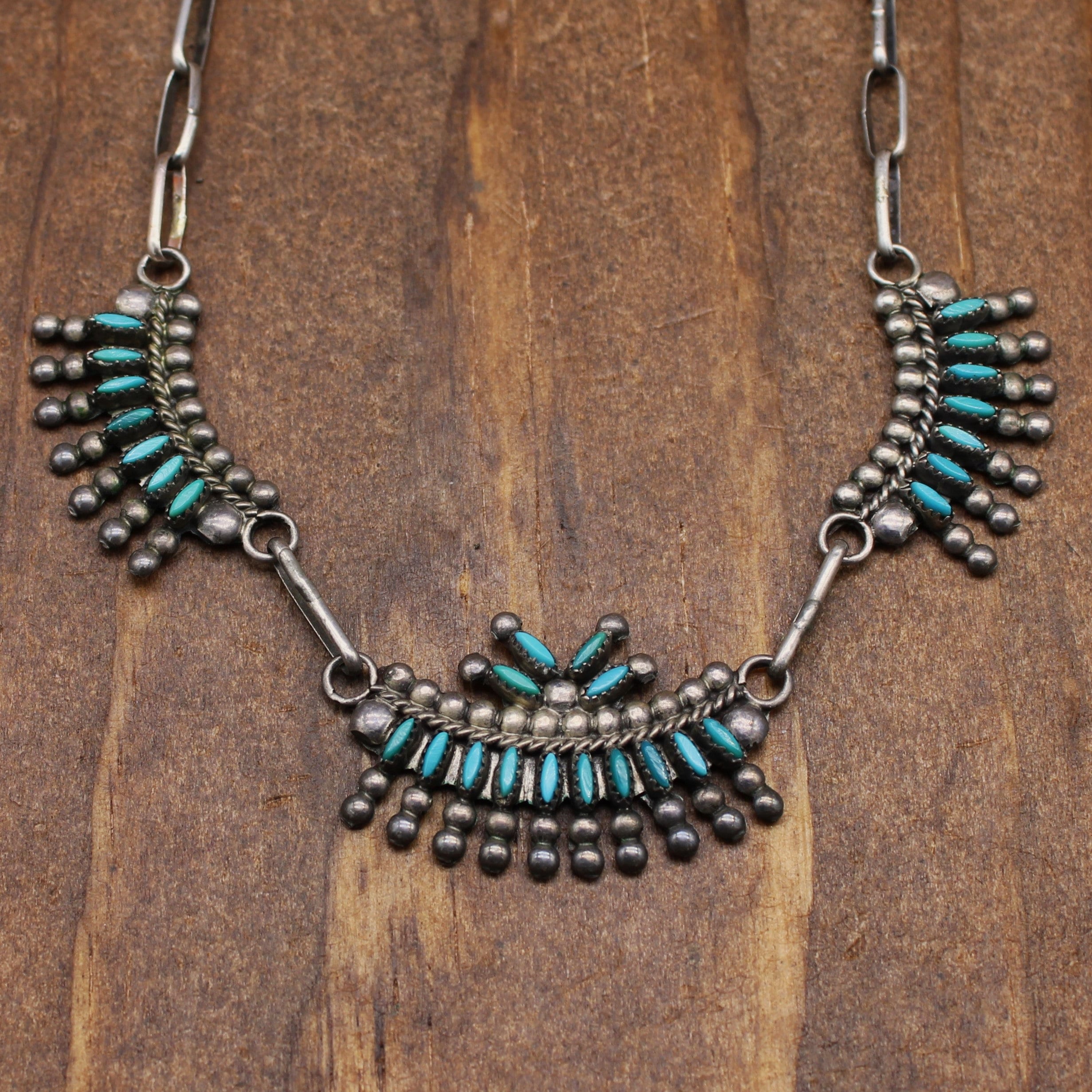 petit turquoise付き silver chain necklace Dazzling Petit petit turquoise付き silver chain necklace Dazzling Petit