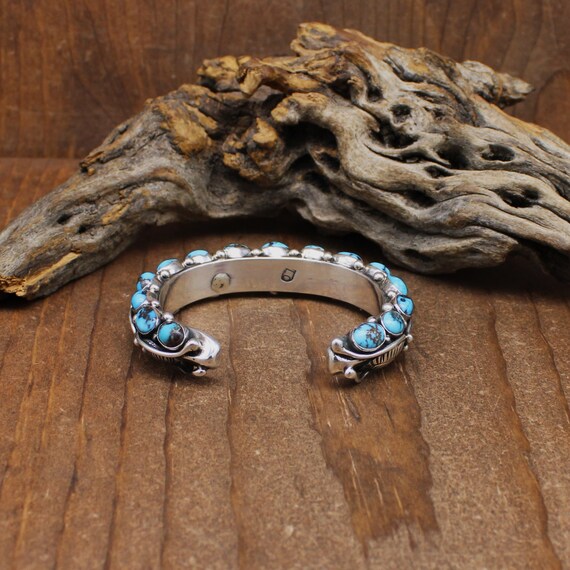 Sterling Silver Triangle Wire Cuff Bracelet with … - image 4