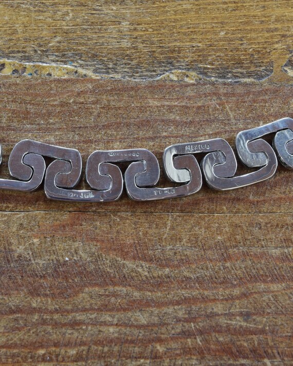 Vintage Sterling Silver Mexican Necklace - image 5