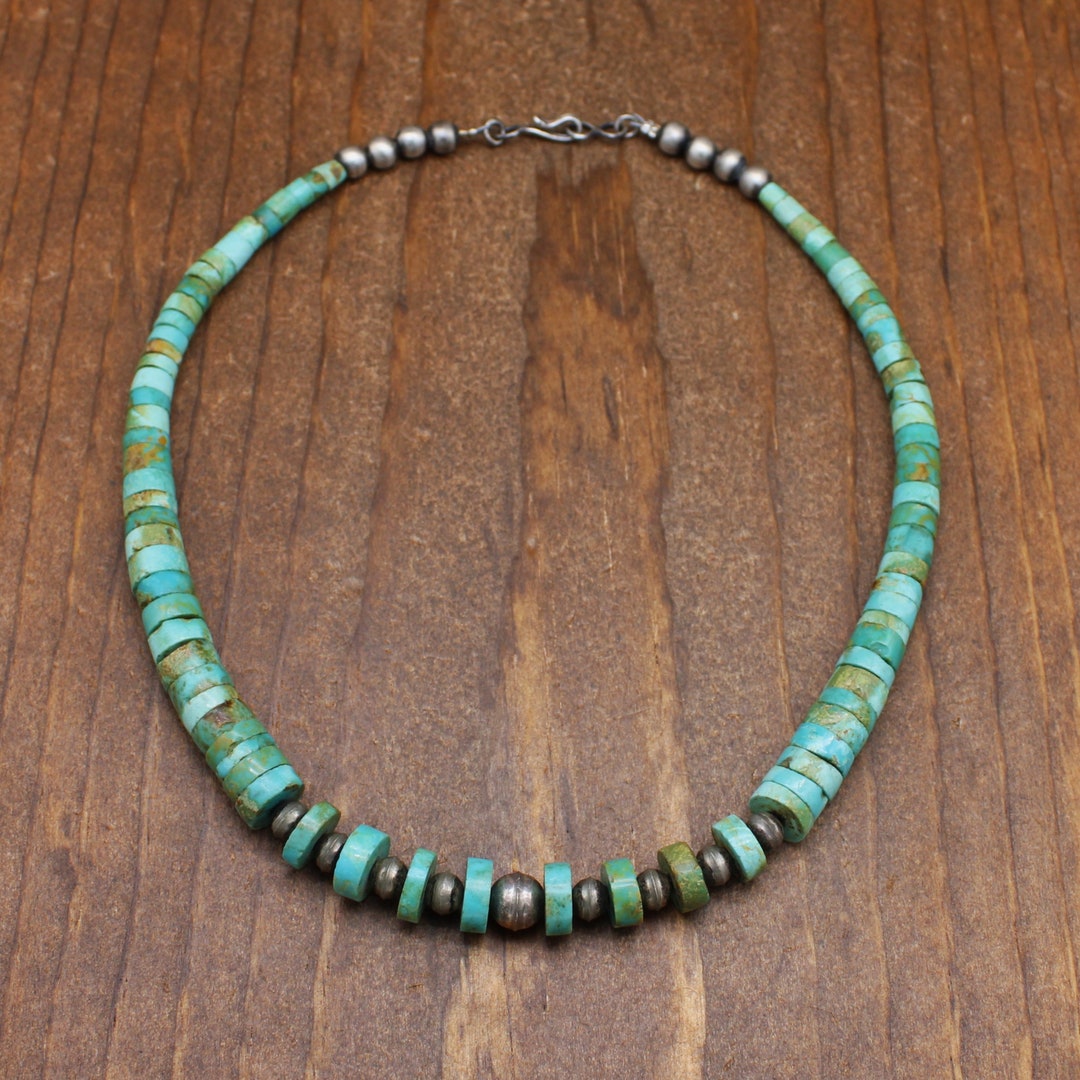 Authentic Turquoise Heishi Beaded Choker main image 1