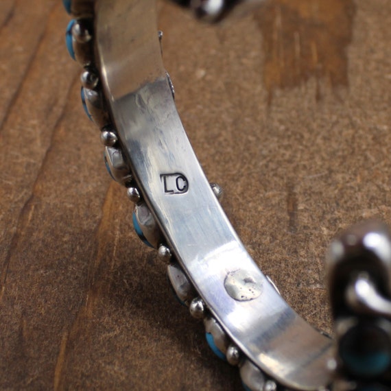 Sterling Silver Triangle Wire Cuff Bracelet with … - image 5