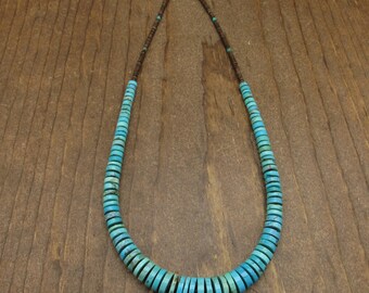 Heishi turquoise necklace discount