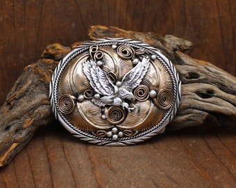 NAVAJO J W TOADLENA Sterling Stamped Domed Turquoise Coral