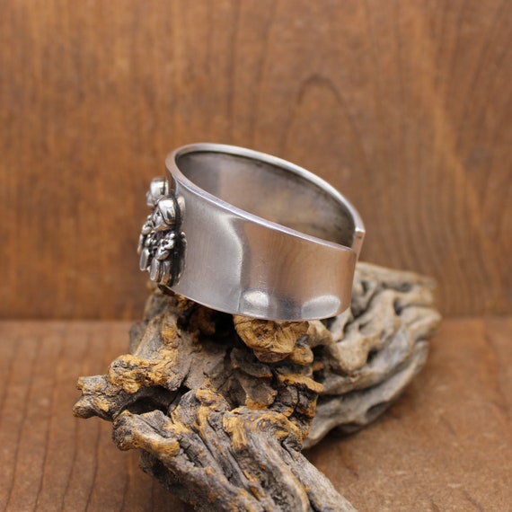 Carol Felley Sterling Silver Story Teller Cuff Br… - image 4