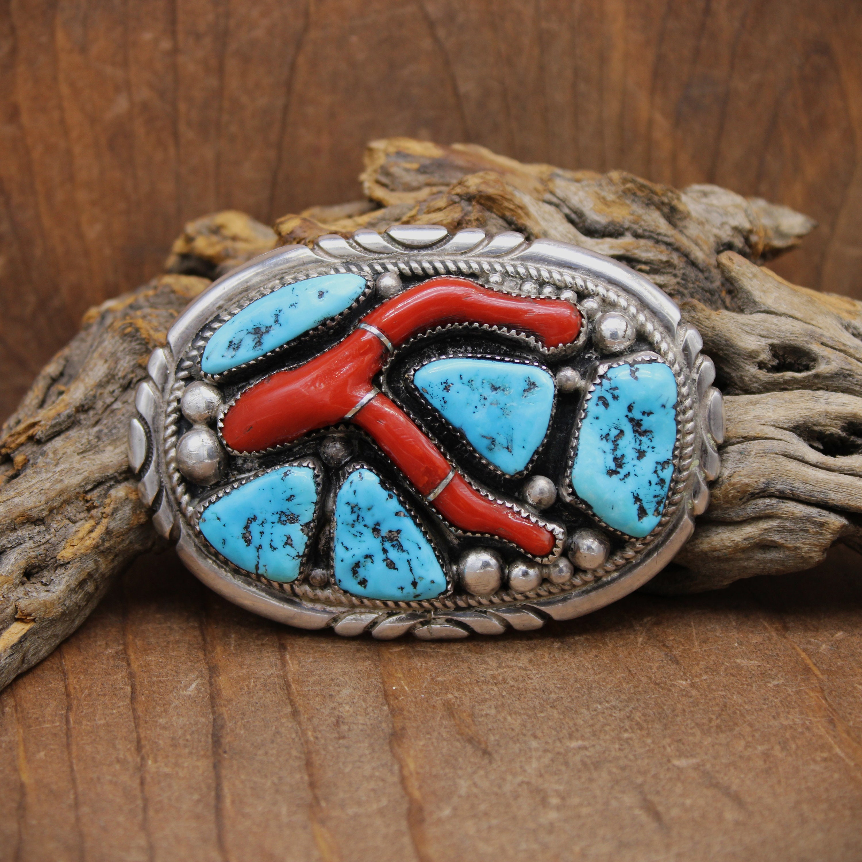 Gibson Nez Top 10 Artists Vintage Native American Navajo Lapis Sterling Silver Buckle Gibson Nez Top 10 Artists Vintage Native American Navajo Lapis Sterling Silver Buckle