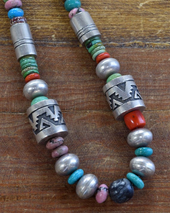 Vintage Multi-Color Necklace - image 3