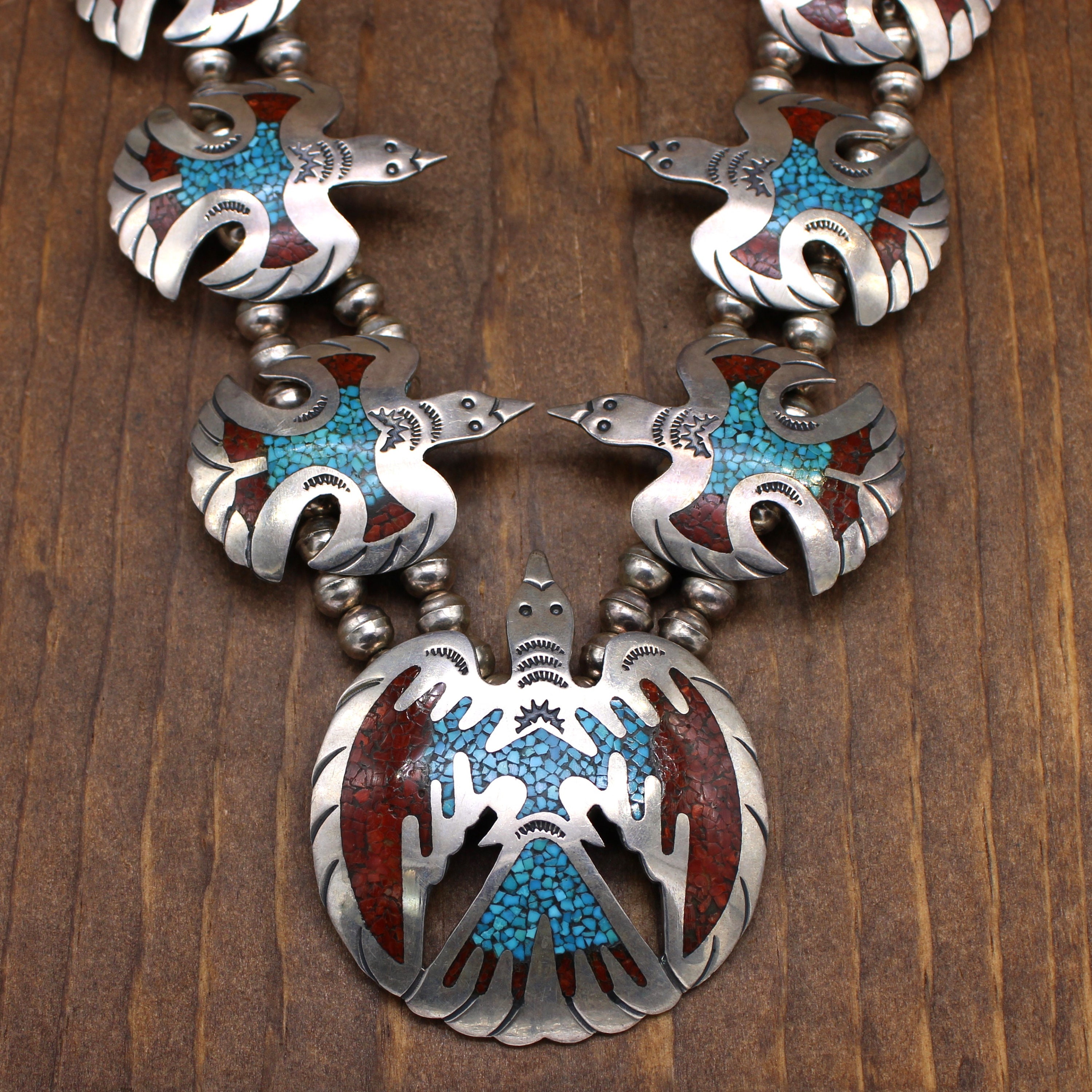 One Of The Biggest Tall Native American Navajo Thunderbird #8 Turquoise Sterling Silver Ring One Of The Biggest Tall Native American Navajo Thunderbird #8 Turquoise Sterling Silver Ring