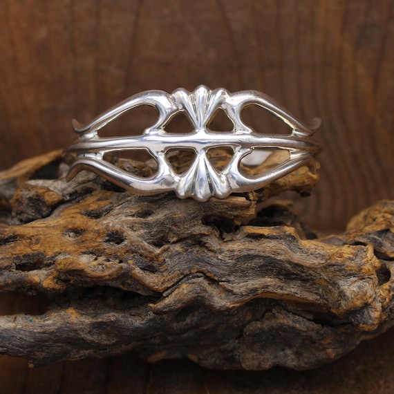 Lightweight Cast Sterling Silver Cuff Bracelet*