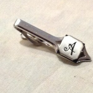 Vintage Swank Inital A Silver Cuff Links Set 4982-25