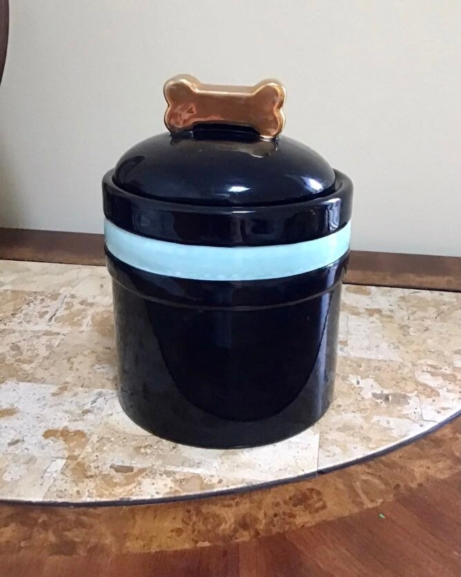 Dogs Treat Canister Pet Food Jar Etsy