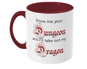 D&D Mug: Dungeon Master Gift, 11oz Ceramic Mug