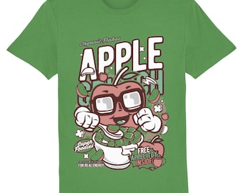 Cereal Shirt, Apple Crunch Cereal T-Shirt, Gift, Funny, Christmas, Birthday