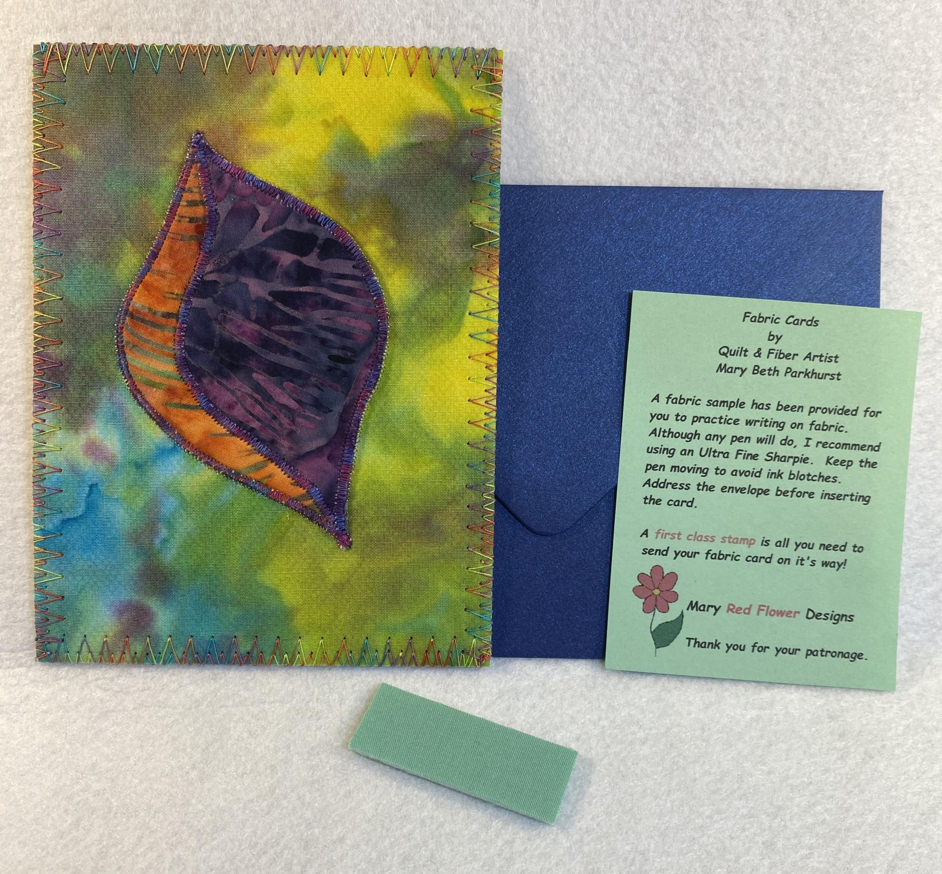 Textile Card Quilted Fabric Card: Appliqued Textile Collage, Special Greeting - Etsy