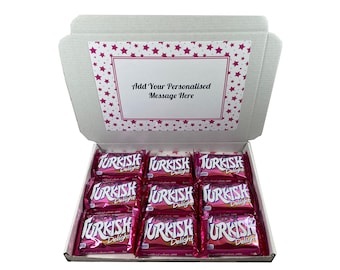 Turkish Delight Gift Box Present Retro Chocolate Hamper Birthday Fry's Turkish British Chocolate