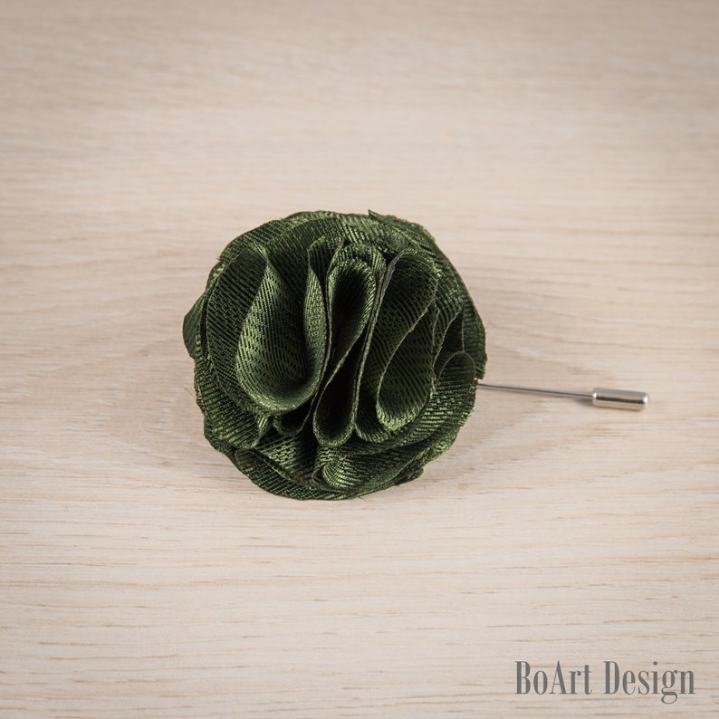 Lapel Stick Pin/sea Green Carnation Lapel Pin/lapel Pin/flower Pin