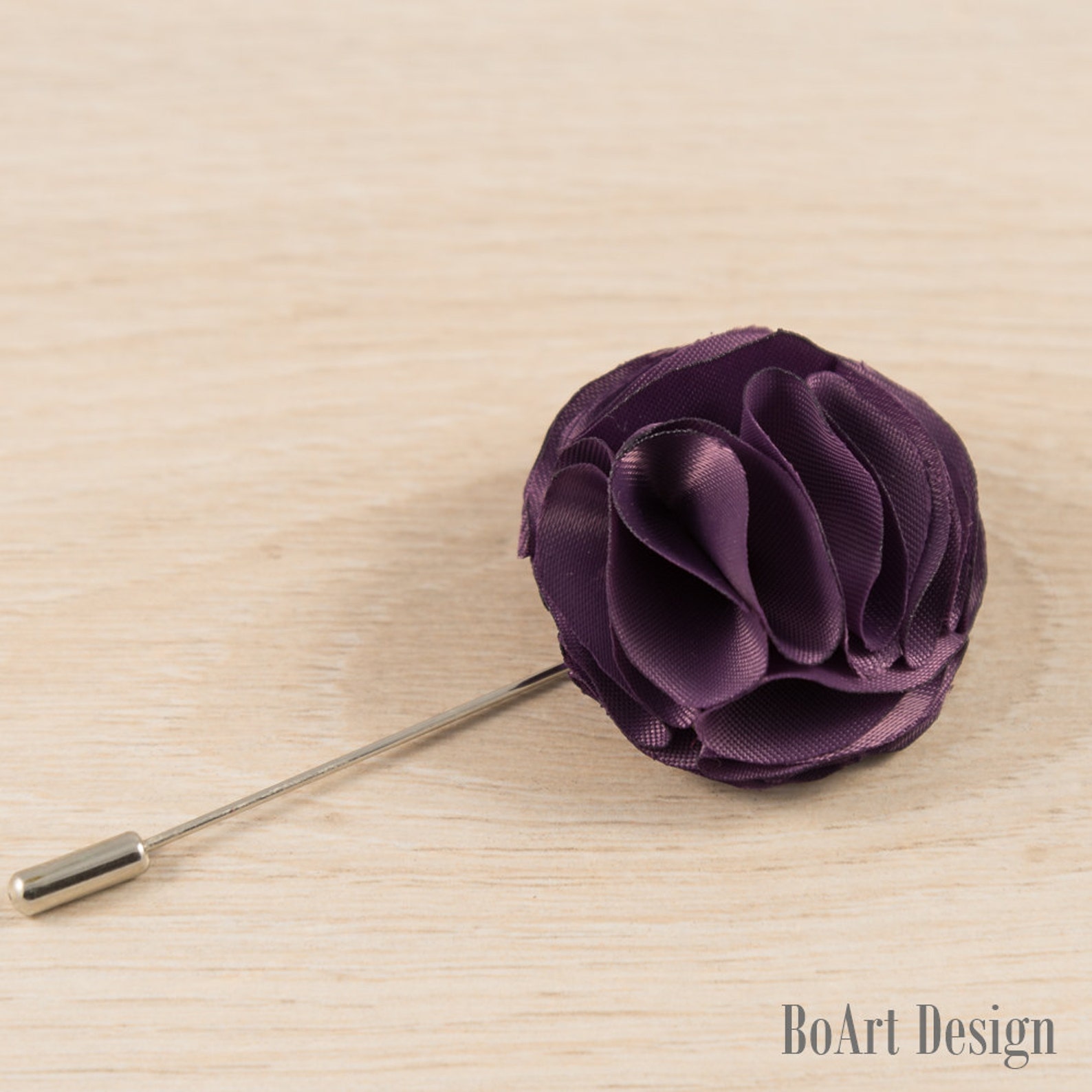 Purple Carnation Lapel Pin/lapel Stick Pin/lapel Pin/flower Etsy