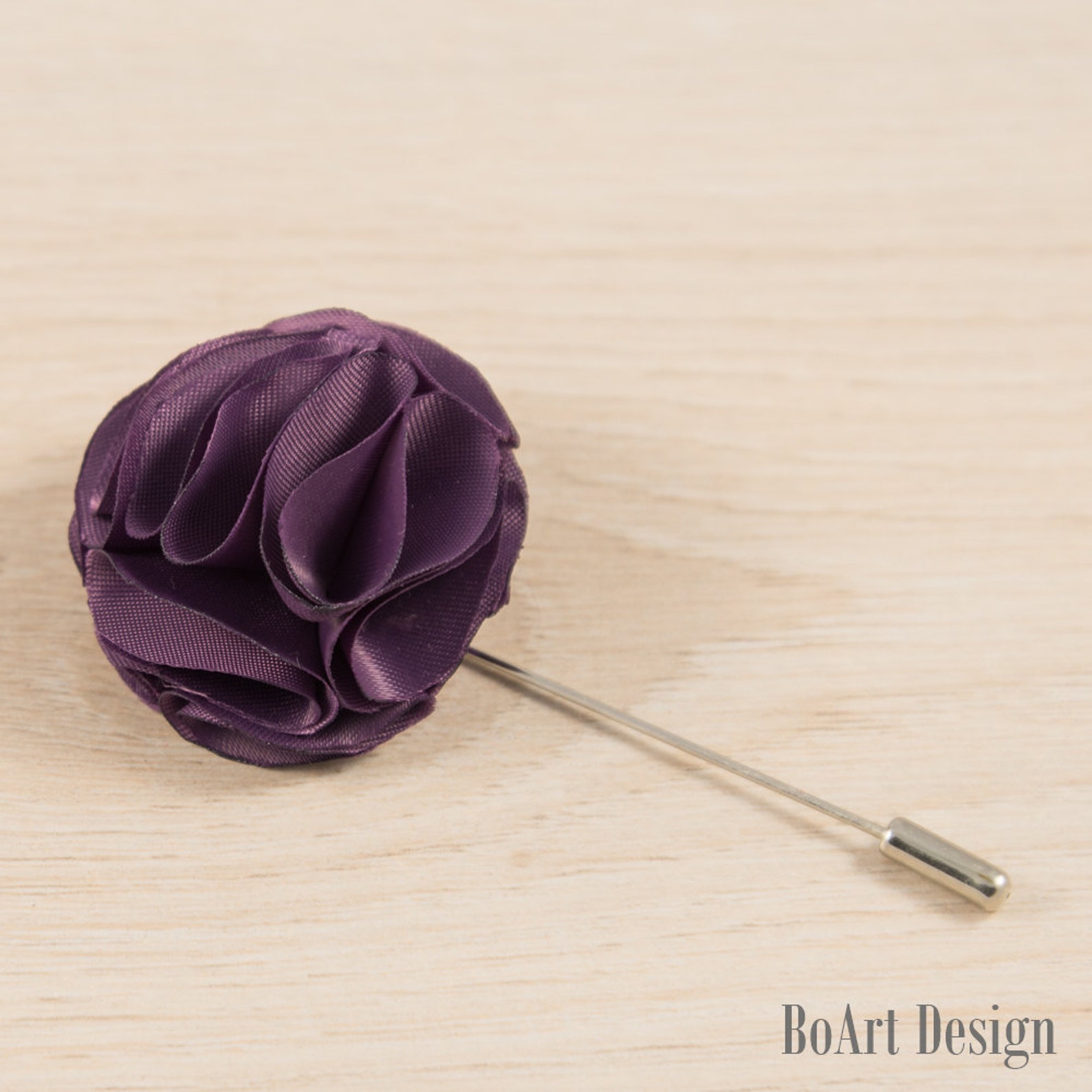Purple Carnation Lapel Pin/lapel Stick Pin/lapel Pin/flower Etsy