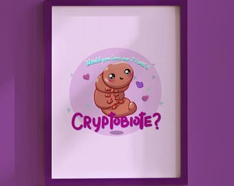 Impresión artística de Death Stranding Cryptobiote A4/A5 / Dibujo a mano inspirado en Death Stranding
