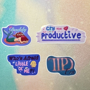 Vinylstickers TS Lyrics Quote | Muziek Digitaal | Laptopjournaalstickers