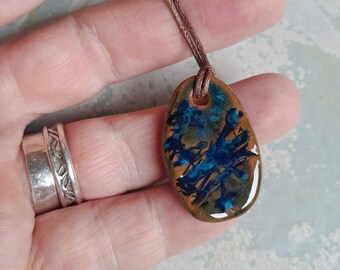 Diffuser pendant, colourful necklace