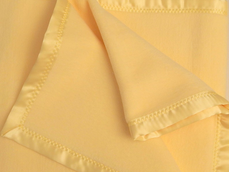 Yellow Baby Blanket Cotton Fleece Baby Blanket Soft Baby Etsy