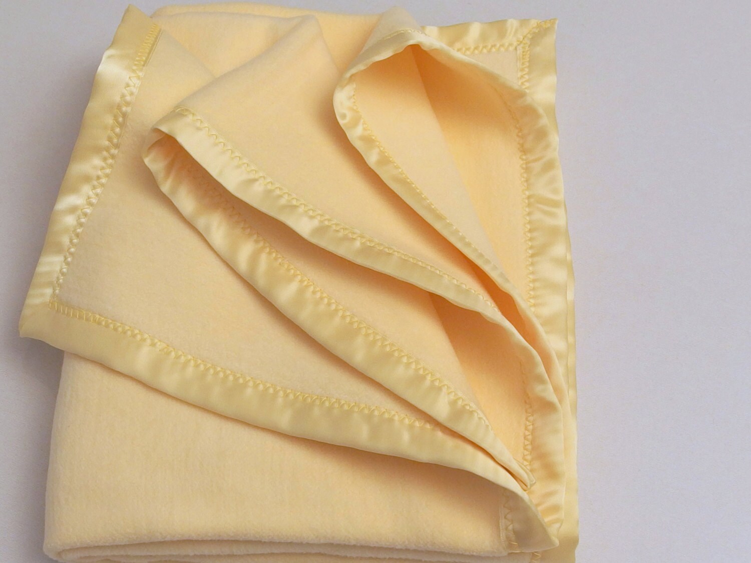 Yellow Baby Blanket Cotton Fleece Baby Blanket Soft Baby Etsy