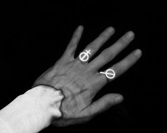 ATMA * VENUS + MARS Ring Amulets * Special pack of two