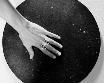 ATMA * SIMPLE -  The Double CIRCLE ring